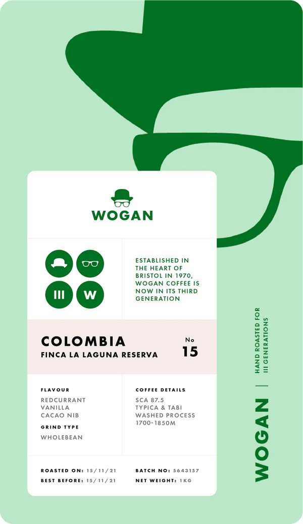 Colombian La Laguna | 250g | Wogan Coffee - Chefs For Foodies