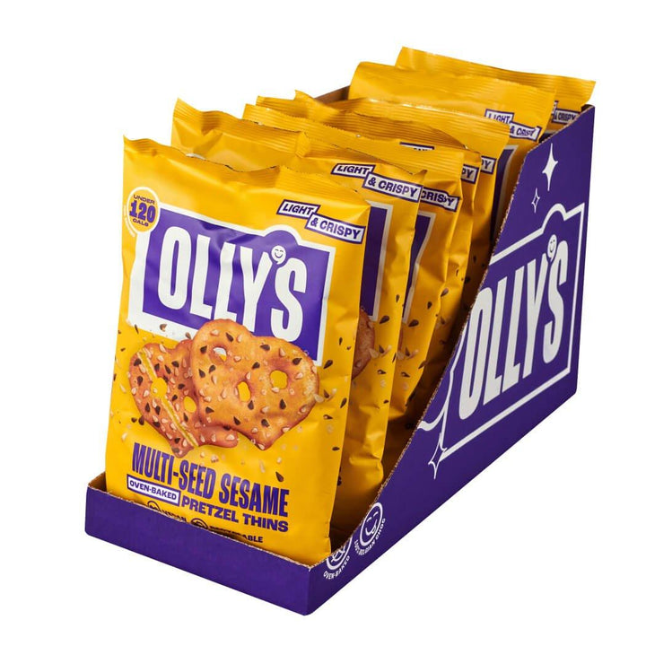 Olly's - Multiseed Sesame Pretzel Thins 7 x 140g - Chefs For Foodies