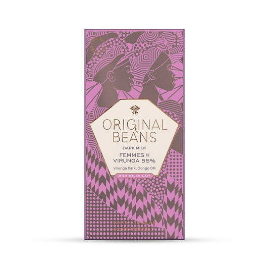 Original Beans - Femmes de Virunga, Congo 55% Chocolate Bar 70g-1