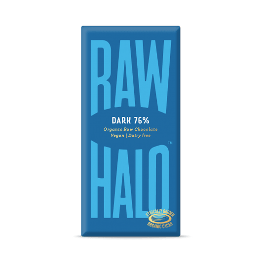 Raw Halo - Dark 76% Organic Raw Chocolate 70g-1