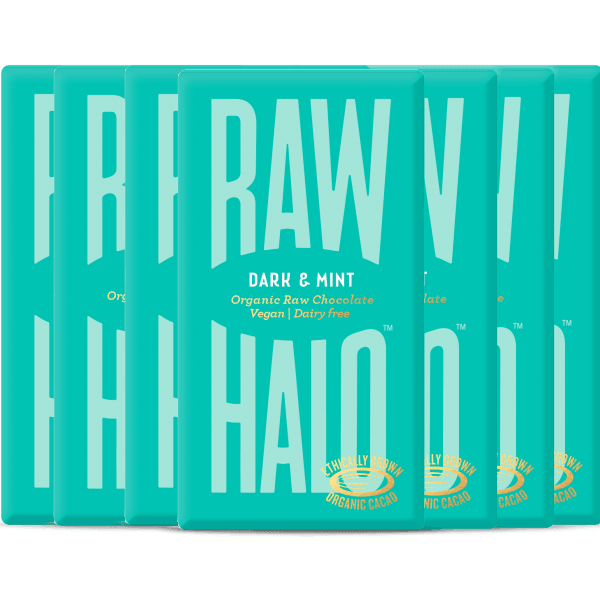 Raw Halo - Dark & Mint Organic Raw Chocolate 35g-4