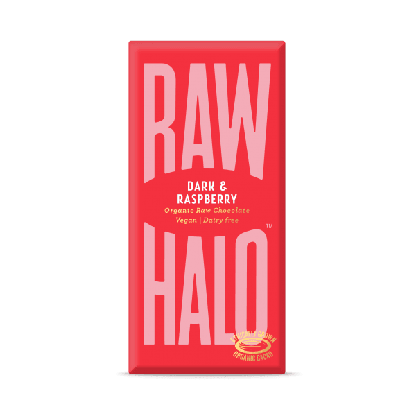 Raw Halo - Dark & Raspberry Organic Raw Chocolate 70g-1