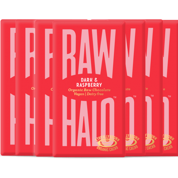 Raw Halo - Dark & Raspberry Organic Raw Chocolate 70g-3