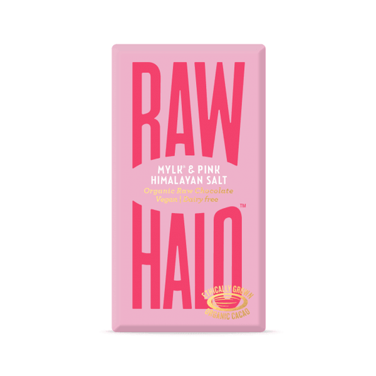 Raw Halo - Mylk & Pink Himalayan Salt Organic Raw Chocolate 70g-2