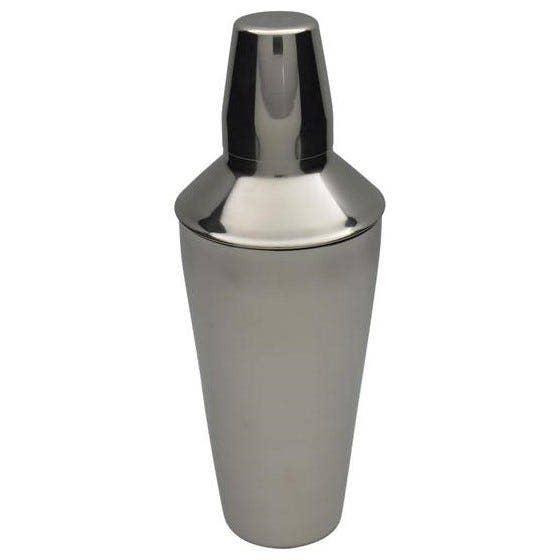 Rinkit - Three-Piece Stainless Steel Cocktail Shaker - Chefs For Foodies