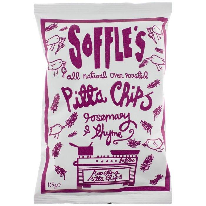 Soffle's - Rosemary and Thyme Pitta Chips 165g - Chefs For Foodies
