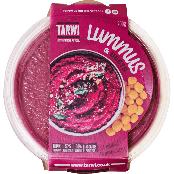Tarwi - Lummus & Beets Lupin Bean Hummus 6 x 200g - Chefs For Foodies