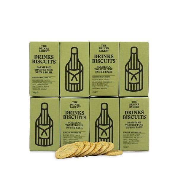 The Drinks Bakery - Parmesan, Toasted Pine Nuts & Basil Biscuits 36g-3